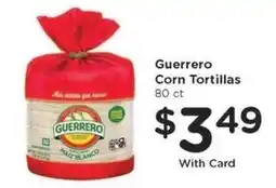 Kroger Guerrero Corn Tortillas offer