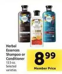 Safeway Herbal Essences Shampoo or Conditioner offer