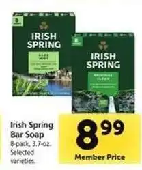 Safeway Irish Spring Bar Soap offer