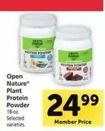 Safeway Open Nature Plant Protein Powder offer