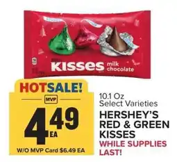 Food Lion HERSHEY'S RED & GREEN KISSES offer