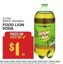 Food Lion FOOD LION SODA offer