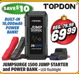 Big 5 TOPDON USA JumpSurge 1500 Jump Starter and Power Bank offer