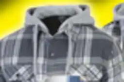 Big 5 Original Deluxe Men's 3-Piece Quilted Flannel Hooded Shirt Jacket offer