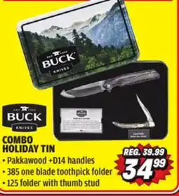 Big 5 Buck Knives Combo Holiday Tin offer