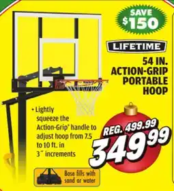 Big 5 Lifetime 54 Action Grip Portable Hoop offer