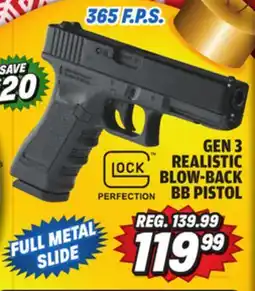 Big 5 Umarex Glock 17 Gen 3 Realistic Blow-Back BB Pistol offer