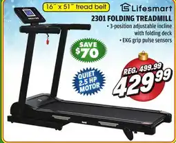 Big 5 Lifesmart 2301 Folding Treadmill offer
