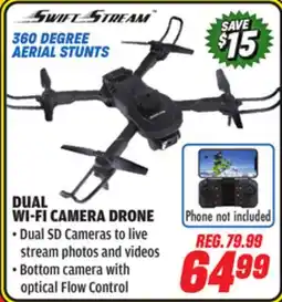 Big 5 Swift Stream RC Dual Wi-Fi Z-61 Camera Drone offer