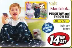Big 5 Mantolok Kids Plush Toy and Throw Set offer