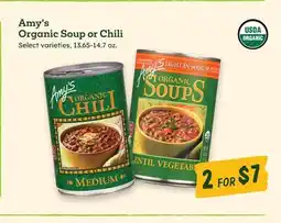 Sprouts Farmers Market Amy's Organic Soup or Chili offer