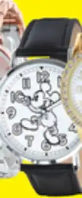 Big 5 Disney Men's Black & White Vintage Mickey Mouse Watch offer