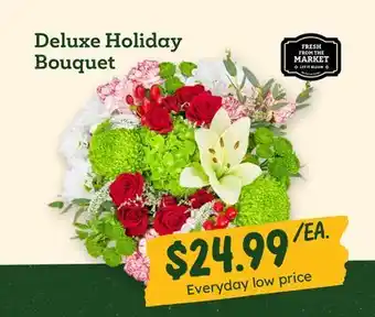 Sprouts Farmers Market Deluxe Holiday Bouquet offer