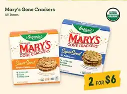 Sprouts Farmers Market Mary's Gone Crackers offer