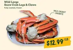 Sprouts Farmers Market Wild Large Snow Crab Legs & Claws offer