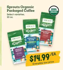 Sprouts Farmers Market Sprouts Organic Packaged Coffee offer