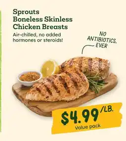 Sprouts Farmers Market Sprouts Boneless Skinless Chicken Breasts offer