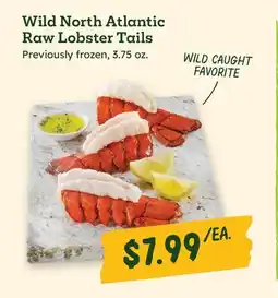 Sprouts Farmers Market Wild North Atlantic Raw Lobster Tails offer