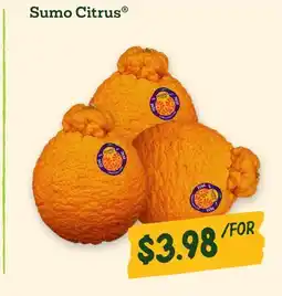 Sprouts Farmers Market Sumo Citrus offer