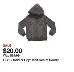 Marshalls LEVIS Toddler Boys Knit Denim Hoodie offer