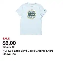 Marshalls HURLEY Little Boys Circle Graphic Short Sleeve Tee offer