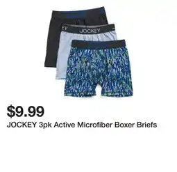 Marshalls JOCKEY 3pk Active Microfiber Boxer Briefs offer