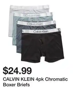 Marshalls CALVIN KLEIN 4pk Chromatic Boxer Briefs offer