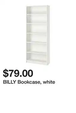 Ikea BILLY Bookcase, white offer
