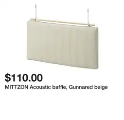 Ikea MITTZON Acoustic baffle, Gunnared beige offer