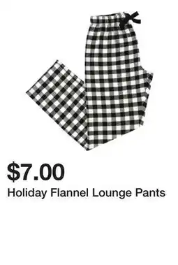 Five Below Holiday Flannel Lounge Pants offer