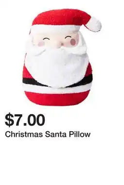 Five Below Christmas Santa Pillow offer