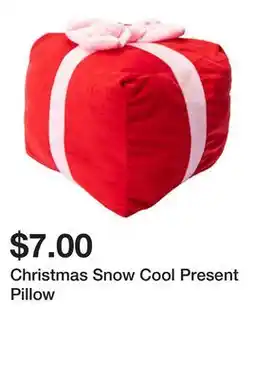 Five Below Christmas Snow Cool Present Pillow offer