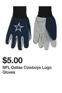 Five Below NFL Dallas Cowboys Logo Gloves offer