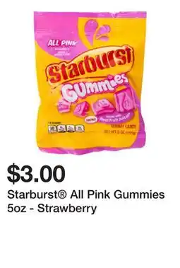 Five Below Starburst All Pink Gummies 5oz - Strawberry offer