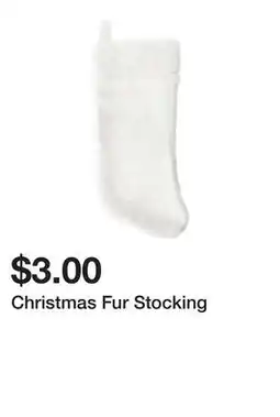 Five Below Christmas Fur Stocking offer
