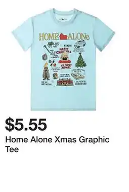 Five Below Home Alone Xmas Graphic Tee offer