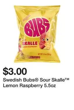 Five Below Swedish Bubs Sour Skalle Lemon Raspberry 5.5oz offer