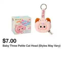 Five Below Baby Three Petite Cat Head (Styles May Vary) offer
