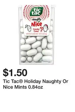 Five Below Tic Tac Holiday Naughty Or Nice Mints 0.84oz offer