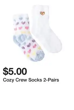 Five Below Cozy Crew Socks 2-Pairs offer