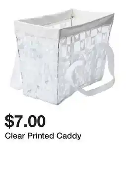 Five Below Clear Printed Caddy offer