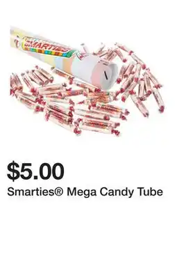 Five Below Smarties Mega Candy Tube offer