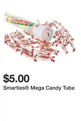 Five Below Smarties Mega Candy Tube offer