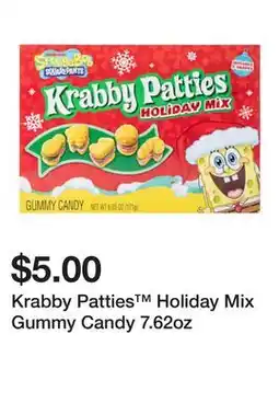 Five Below Krabby Patties Holiday Mix Gummy Candy 7.62oz offer