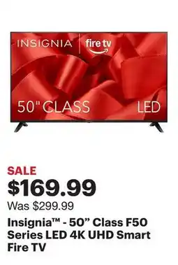 Best Buy Insignia - 50 Class F50 Series LED 4K UHD Smart Fire TV offer