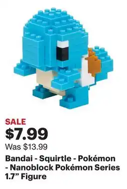 Best Buy Bandai - Squirtle - Pokémon - Nanoblock Pokémon Series 1.7 Figure offer