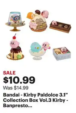 Best Buy Bandai - Kirby Paldolce 3.1 Collection Box Vol.3 Kirby - Banpresto Paldolce Collection - Blind Box offer