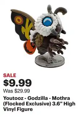 Best Buy Youtooz - Godzilla - Mothra (Flocked Exclusive) 3.6 High Vinyl Figure offer