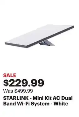 Best Buy STARLINK - Mini Kit AC Dual Band Wi-Fi System - White offer