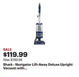 Best Buy Shark - Navigator Lift-Away Deluxe Upright Vacuum with Anti-Allergen Complete Seal - Blue offer